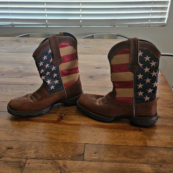Durango cowgirl American flag boots - Picture 3 of 11